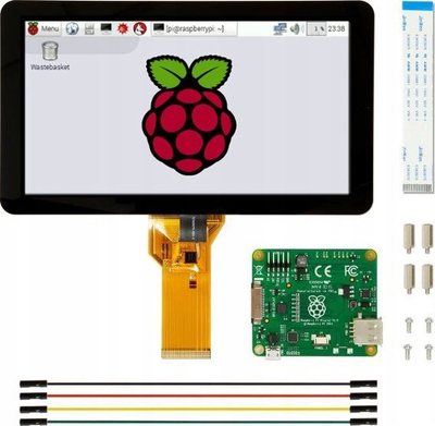 Ekran me prekje Raspberry Pi 7\", 800x480, kapacitiv, i zi