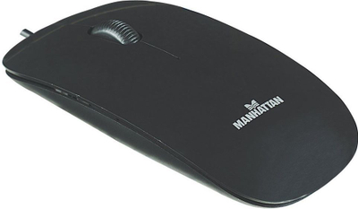 Maus Manhattan Silhouette, me kabllo, USB, i zi