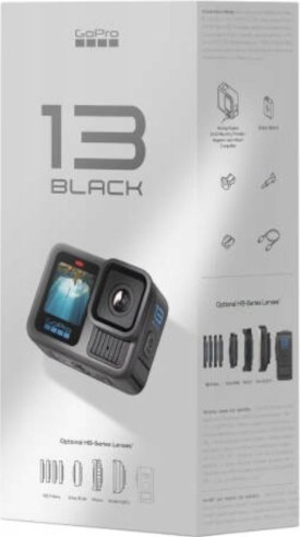 Kamerë aksion GoPro Hero 13, 5.3K, që s’e ha uji, e zezë