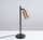 Llambë tavoline Sollux Lighting Winx, LED, metal, argjend