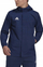 Xhaketë sportive Adidas Entrada 22 M IK4011, të papërshkueshme nga uji, me kapuç, blu navy