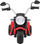 Motorçikletë elektrike fëmijësh Ramiz MiniBike, 3 rrota, me drita, e kuqe
