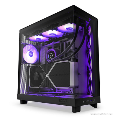 Kasë NZXT H6 Flow - E zezë