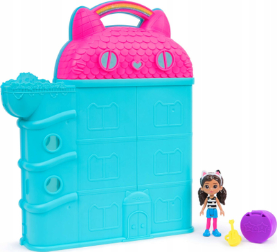 Shtëpi kukullash Spin Master Gabby's Dollhouse On the Go, portative, shumëngjyrëshe