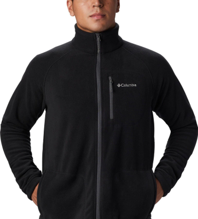 Bluza polar Columbia Fast Trek II, meshkuj, zinxhir i plotë, e zezë