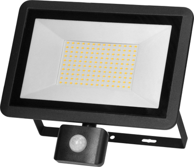 Prozhektor LED ORNO ADVITI AD-NL-6437BLR4, 100W, sensor lëvizjeje, i zi