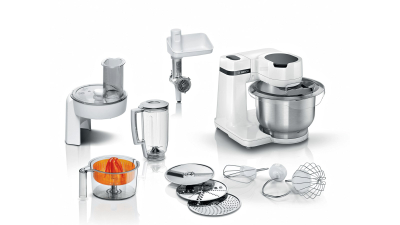 Mikser planetar Bosch MUMS2EW40, 3.8L, enë çelik inox, i bardhë