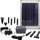 Сет сончева пумпа за фонтана Ubbink SolarMax 600, со соларен панел, со резервна батерија, црна