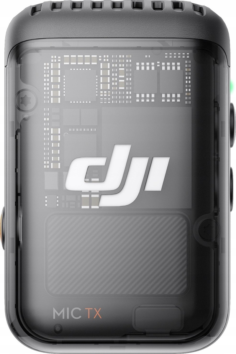 Mikrofon pa tela DJI Mic 2 1TX, Bluetooth, regjistrim i brendshëm, i zi