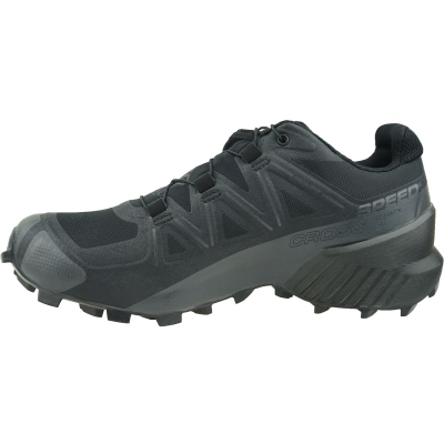Atlete trail running Salomon Speedcross 5 GTX për goca, të papërshkueshme nga uji, të zeza