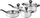 Set tenxhere Lamart LT1110, 4 copë, të argjendta