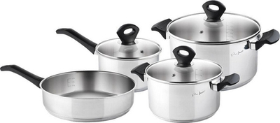 Set tenxhere Lamart LT1110, 4 copë, të argjendta