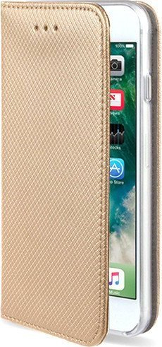 Kapak telefoni Samsung Galaxy A53 5G Magnetic Flip, me magnet, me xhep karte, ngjyrë gold