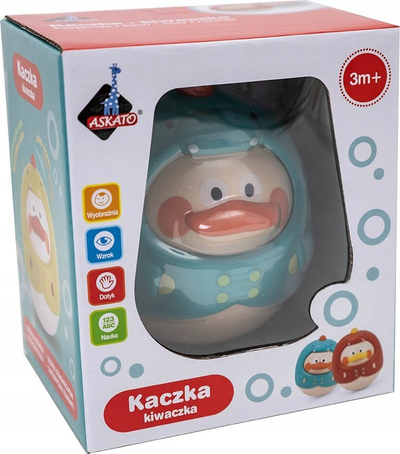 Lodër lëkundëse Askato Dark Green Duck, për beba 3m+, jeshile e errët