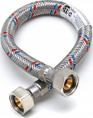 Zorrë anti-vibrim inox DN19 3/4", 80 cm, për ujë