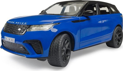 Maket lodër Bruder Range Rover Velar 02880, me dyer që hapen, me grep për rimorkio, gri