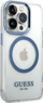 Kapak telefoni Guess GUHMP14LHTRMB, për iPhone 14 Pro, MagSafe, blu