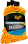Dorashkë larje Meguiar's Hybrid Wash Mitt, mikrofibër chenille, dy anëshe, portokalli