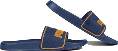Shapka Puma Leadcat 2.0 384139, rrip i gjerë, shollë me formë, blu navy