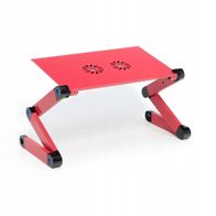 Stendë laptopi universale YL-803, e rregullueshme, me ftohje, e kuqe