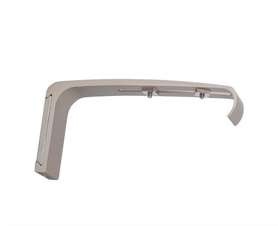Mbajtëse universale për shufër perdeje Inofix 1616TAUSS1, 14 cm, metalike, ngjyrë argjendi
