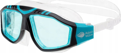 Syze noti për kalamoj Aquawave Maveric Jr, anti fog, mbrojtje UV, transparente blu