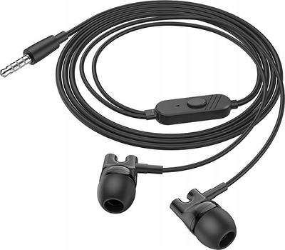 Kufje in ear Borofone BM72 Majestic, me kabllo, 3.5mm, të zeza