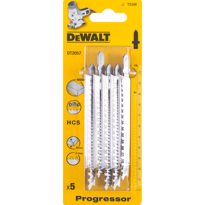 Tehe sharrë vertikale Dewalt DT2057, 116x91mm, për dru, 5 copë