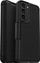 Këllëf telefoni OtterBox Strada Folio, për Samsung Galaxy S22, lëkurë, i zi