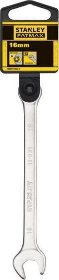 Çelës i kombinuar Stanley FatMax, 16mm, anti-slip, ngjyrë argjendi