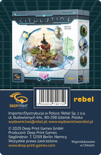 Zgjerim loje tavoline Rebel Civolution Promotional Set 1, 5 letra, edicioni polak