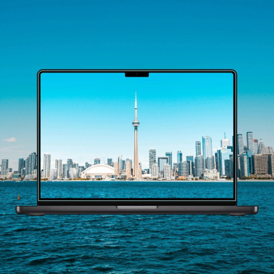 Mbrojtës ekrani hibrid GrizzGlass HybridGlass Easy për Apple MacBook Pro 16", transparent