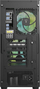 Kuti kompjutri Darkflash DK360, 4 ventilatorë, panel xhami, e zezë