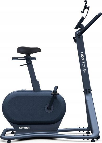 Biçikletë stërvitore Kettler Hoi Tour+, sistem induksioni, ekran LCD 7", gri