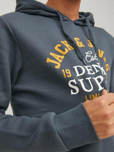 Duks JACK&JONES JJELOGO Regular Fit mJC1320, i kaltërt, XXL