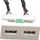 Modul USB FULL F22, 2x USB 2.0, F/F