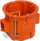 Kuti montuese Volteo Deep Series 60x60, për gips, portokalli
