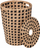 Shportë rrobash 5five Paper Laundry Basket 40L, me kapak, bezh e zezë
