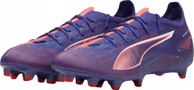 Kopa futbolli Puma Ultra 5 Pro FG AG 107685 01, për bar natyral edhe sintetik, me thumba, vjollcë