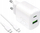 Karikues muri Puro PROLITE, 25W, USB A dhe USB C, i bardhë