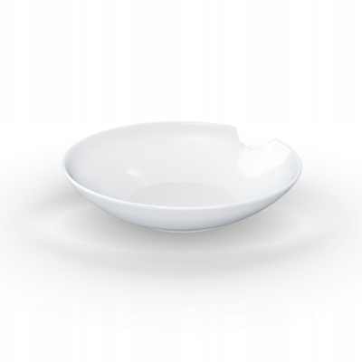 Pjata të thella porcelani FIFTYEIGHT PRODUCTS TASSEN, 7.1", me shenjë kafshimi, të bardha set 2 copë