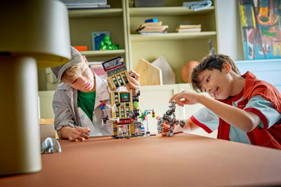 Lodër ndërtimi LEGO Marvel Spider-Man vs Mysterio 76342, 781 pjesë, nga 10 vjeç, shumëngjyrësh