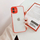 Mbrojtëse telefoni Hurtel Milky Case për Samsung Galaxy S21 Ultra 5G, silikon, gjysmë transparente, e kuqe