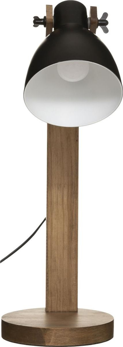Lampë tavoline Atmosphera Cuba, 56cm, për llambë E14 25W, e zezë
