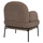 Kolltuk Agnes 74x71x83Hcm (HM9525.25), kaftë/ zezë