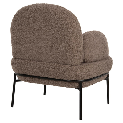 Kolltuk Agnes 74x71x83Hcm (HM9525.25), kaftë/ zezë