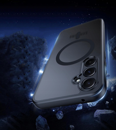 Kllapë silikoni Tech-Protect Magmat MagSafe për Samsung Galaxy A36 5G, transparente