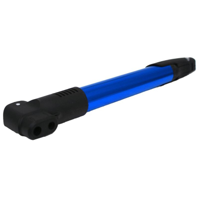 Pompe biçiklete XQmax Mini Alu, e vogël për me vete, 27.5cm, blu