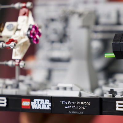 Set LEGO Star Wars Death Star Trench Run Diorama 75329, 665 pjesë, për të rritur, shumëngjyrësh