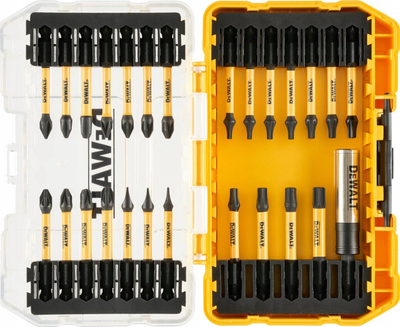 Set bitash DEWALT FLEXTORQ, 14 copë, për kaçavidë elektrike, shumëngjyrësh